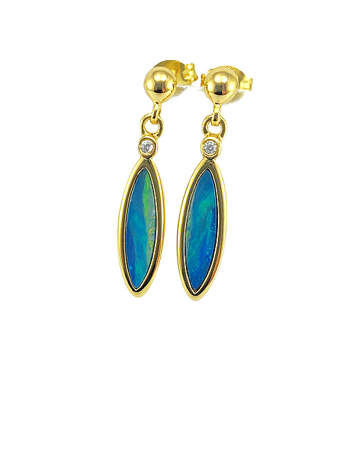 Australian Opal Earrings DOE496