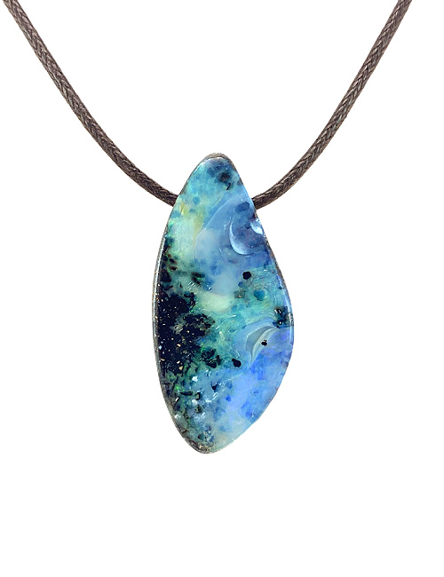 Australian Boulder Opal Necklace SLP1606