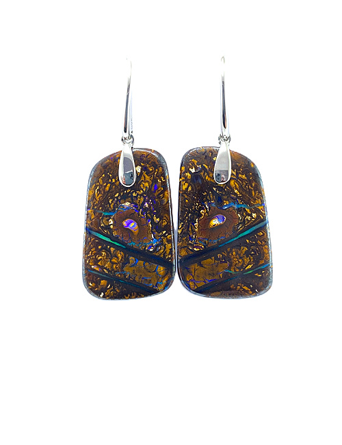 Australian Opal Earrings SR531