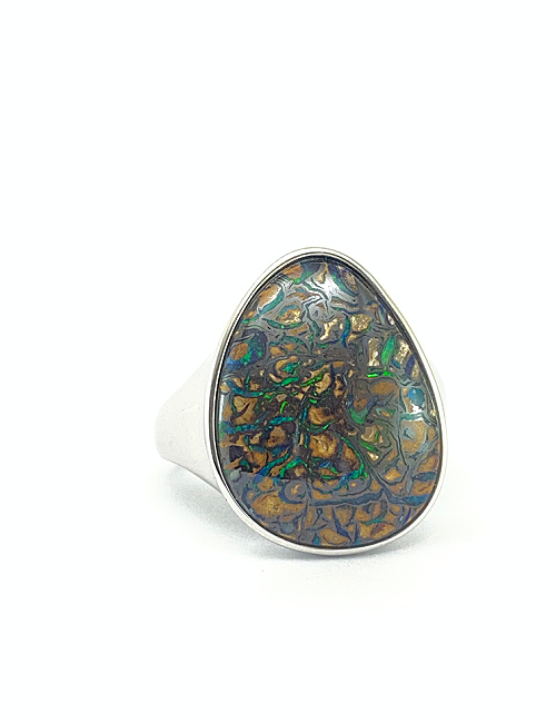 Boulder Matrix Opal Ring SR942