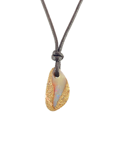 Budget Boulder Opal Necklace C505